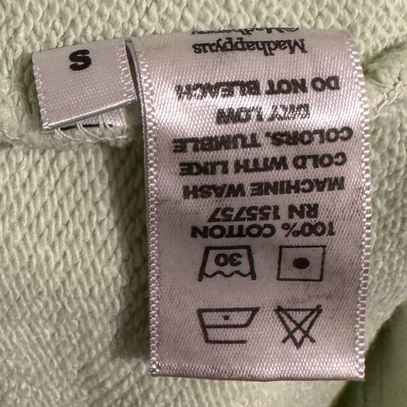 RARE Madhappy Rainbow Geometric Print Graphic Pullover Hoodie Unisex Size S - Picture 7 of 7